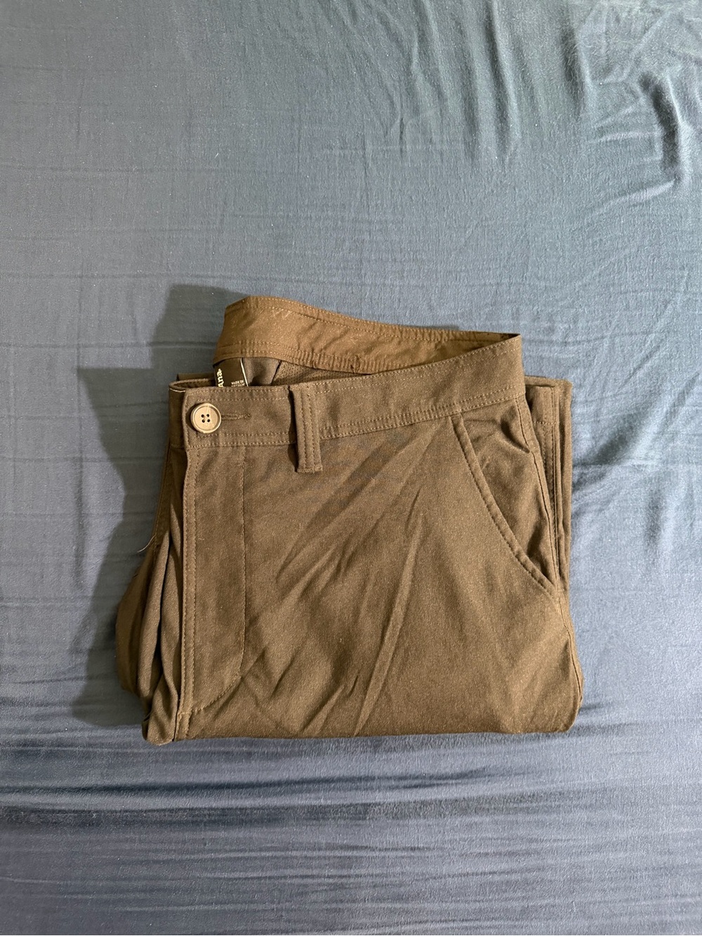 Prana Alameda Outdoor Hiking Dark Iron Black Slim Fit Pants Men’s 36x30 Hiking - Picture 7 of 7